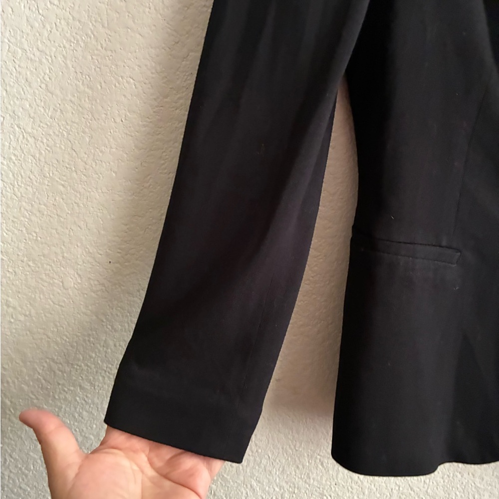 Zara Classic Style Basic Single Button Black Blaz… - image 5